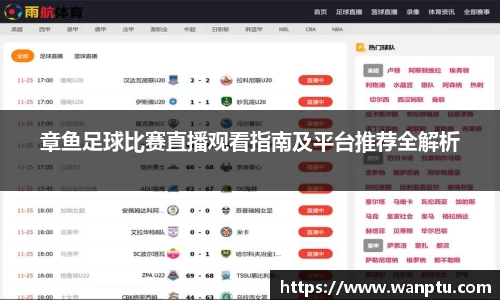 章鱼足球比赛直播观看指南及平台推荐全解析